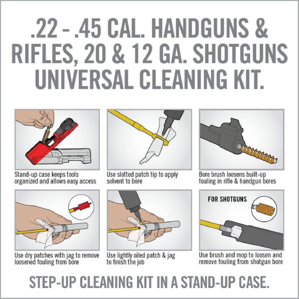REAL AVID Gun Boss® Pro - Universal Cleaning Kit Profesyonel için Harbi Seti