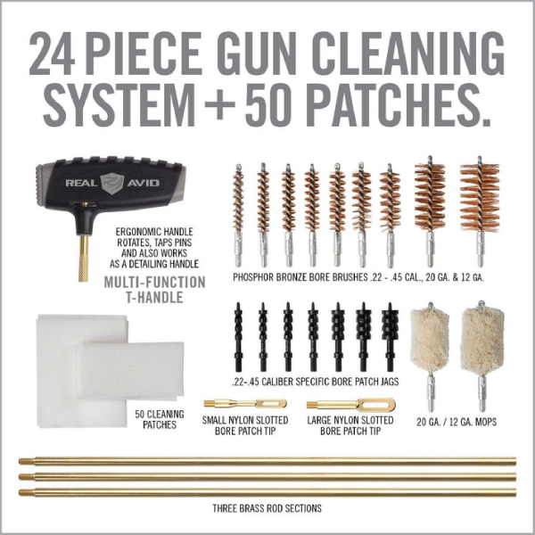 REAL AVID Gun Boss® Pro - Universal Cleaning Kit Profesyonel için Harbi Seti