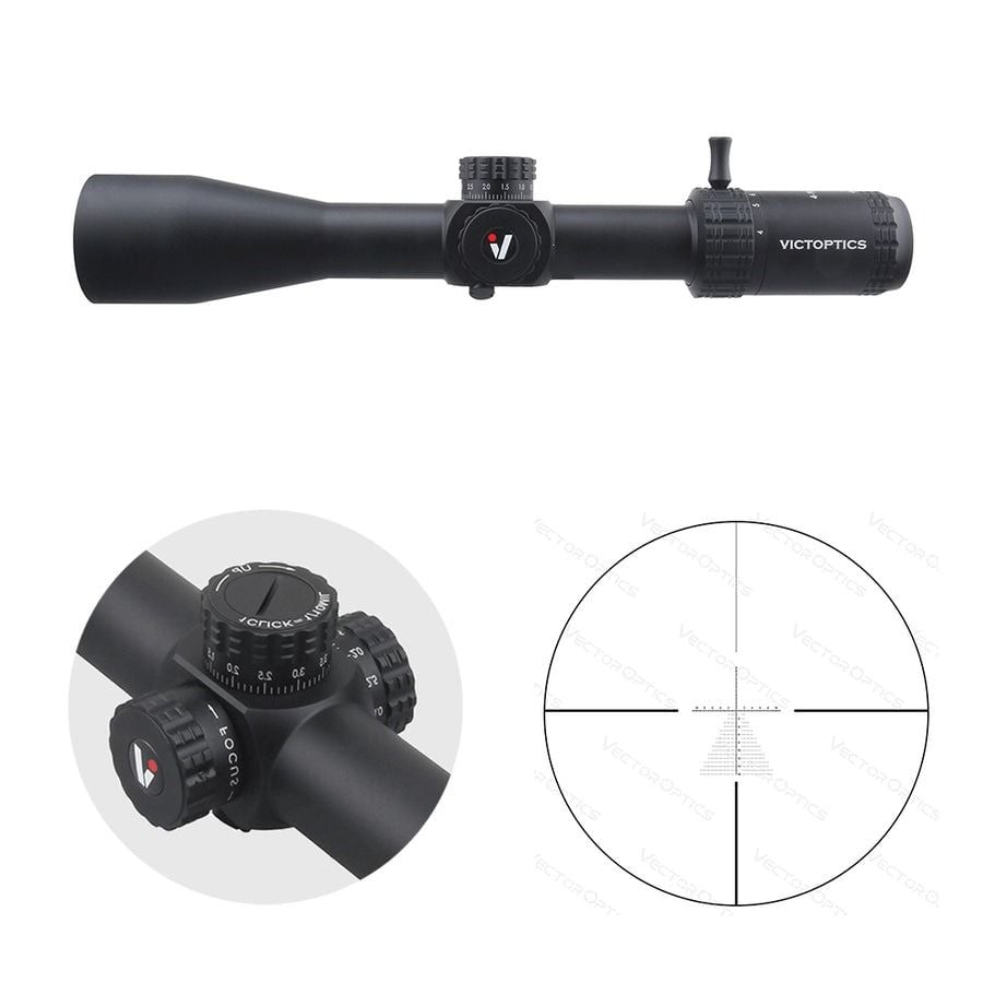 Victoptics S4 4-16X44 FFP Tüfek Dürbünü OPFF-01