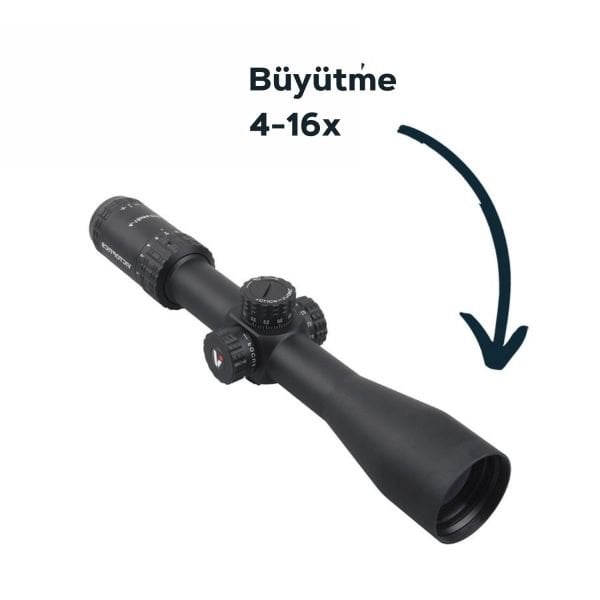 Victoptics S4 4-16X44 FFP Tüfek Dürbünü OPFF-01
