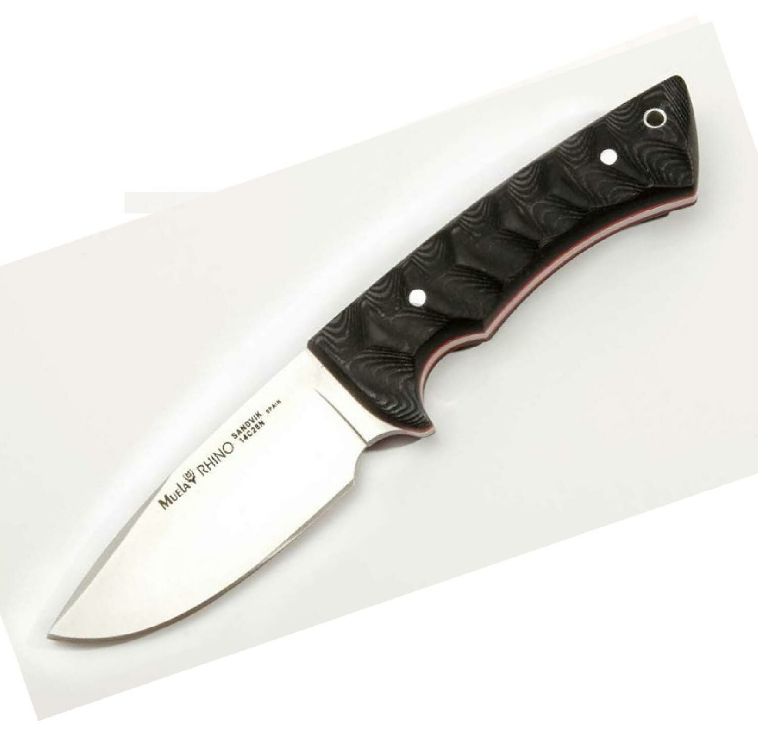 Muela RHINO-10SV.M Rhino Serisi Siyah Micarta Bıçak