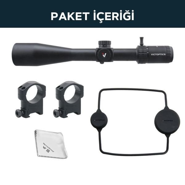 Victoptics S4 6-24X50 FFP Tüfek Dürbünü OPFF-02