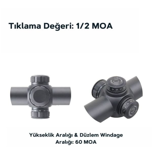 VECTOR GRIZZLY 1-4X24 HUNTING TÜFEK DÜRBÜNÜ SCOC-41