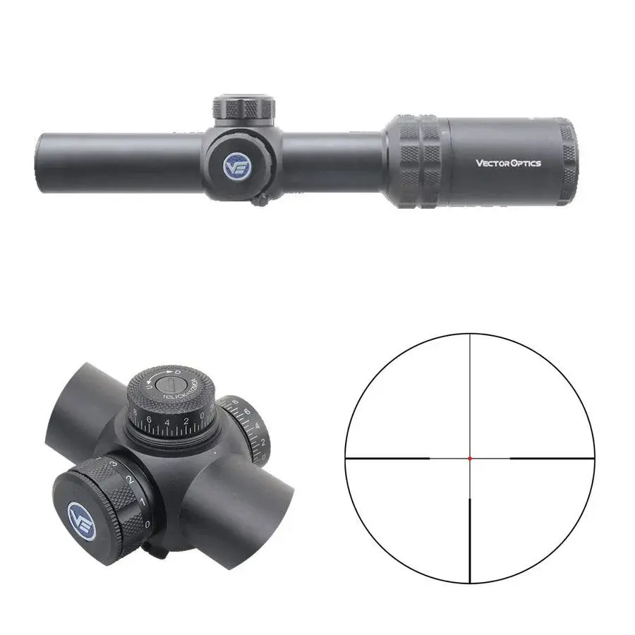 Vector Optics Grizzly 1-4x24 SFP 30 mm Av Tüfeği Dürbünü – SCOC-41