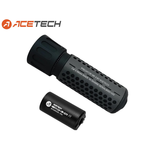 ACETECH PREDATOR MKII SIYAH QD + BRIGHTER R + Tabanca ve Tufek Adaptor SET