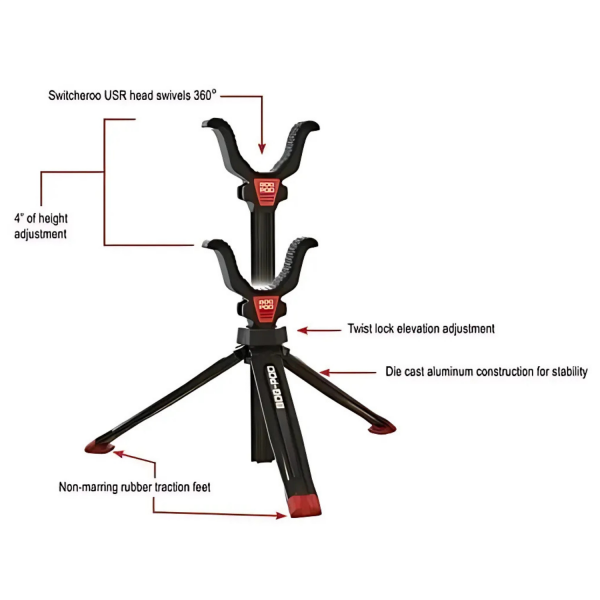 BOG Rapid Shooting Rest Kompakt Tripod 110113