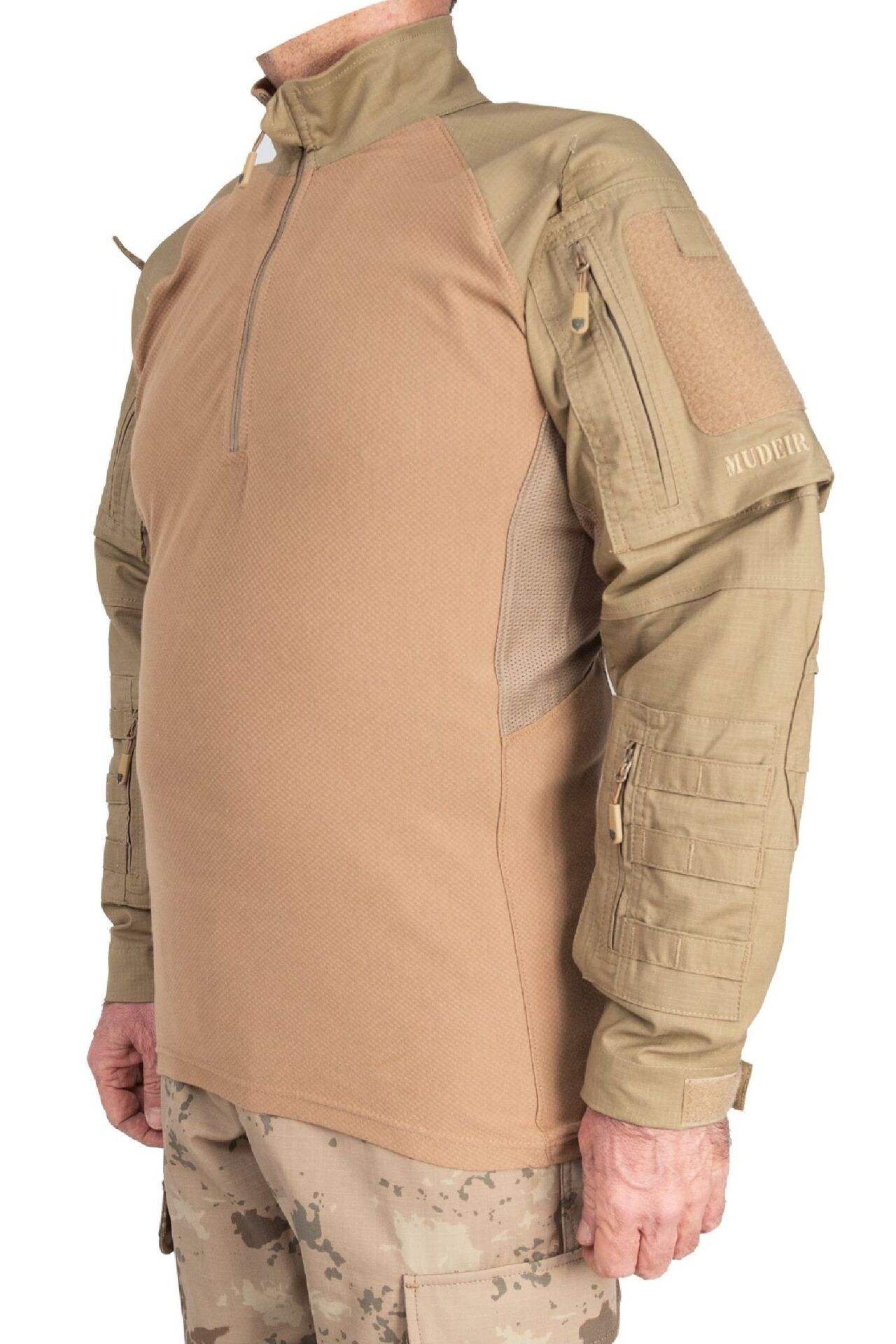 MUDEIR Operasyon URAZ T-shirt Dry touch Ripstop Uzun Kol MUDEIR Operasyon URAZ T-shirt Dry touch Ripstop Uzun Kol Kayote Brown 2XL Kayote Brown 2XL
