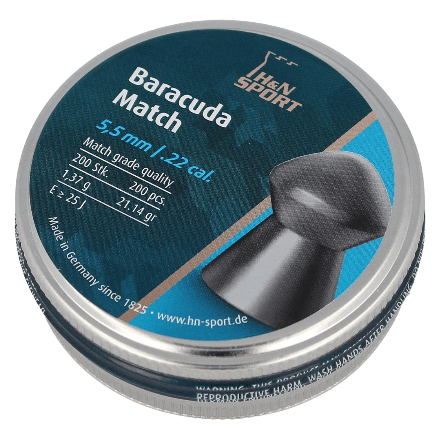 H&N BARACUDA MATCH 5,51MM 21.14GR 200LÜ HAVALI SAÇMA