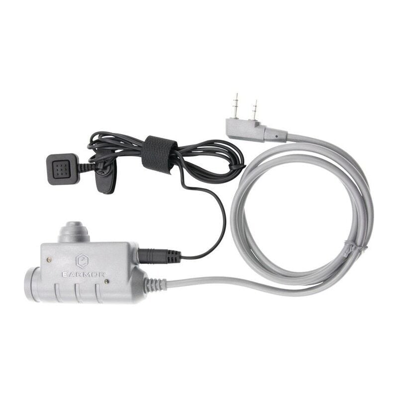 EARMOR M50 Parmak Tetik PTT Butonu — M51 / M52 PTT Adaptörü Uyumludur - Telsiz Butonu