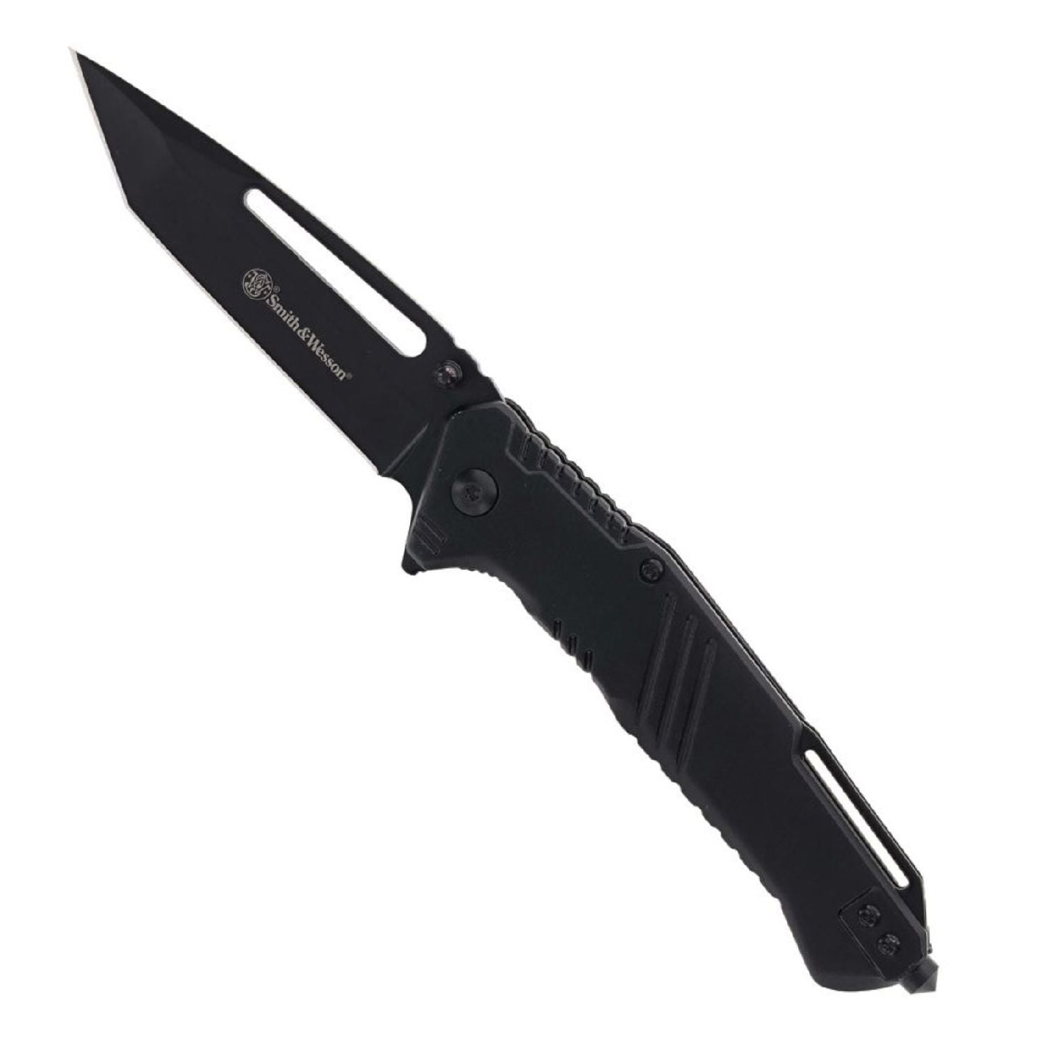 Smith Wesson® EXTREME OPS TANTO Black Linerlock GLASS BREAKER Taktik Çakı 1205907