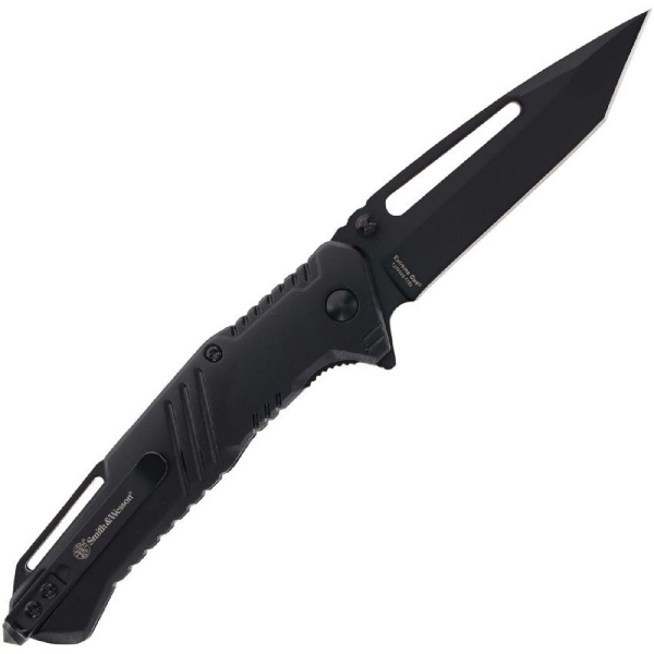 Smith Wesson® EXTREME OPS TANTO Black Linerlock GLASS BREAKER Taktik Çakı 1205907