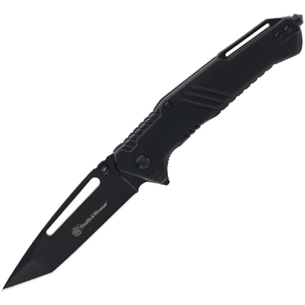 Smith Wesson® EXTREME OPS TANTO Black Linerlock GLASS BREAKER Taktik Çakı 1205907