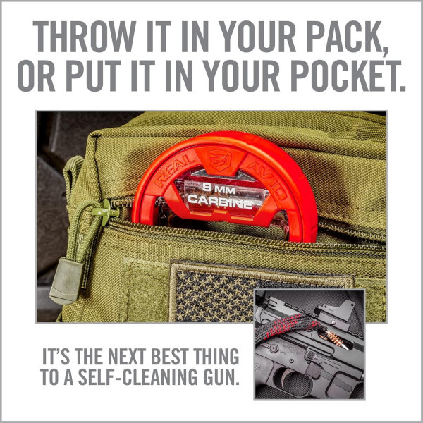 REAL AVID Bore Boss® 9mm WORLD’S EASIEST BORE CLEANER Namlu Temizleyici