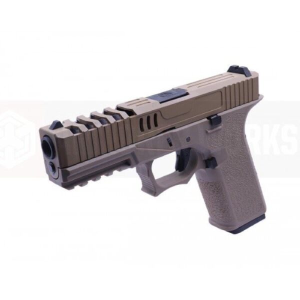 Cybergun AW Glock17 TAN VX7201 GBB Airsoft Tabanca