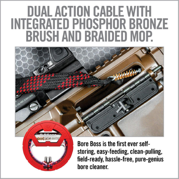 REAL AVID Bore Boss® 12cal WORLD’S EASIEST BORE CLEANER Namlu Temizleyici