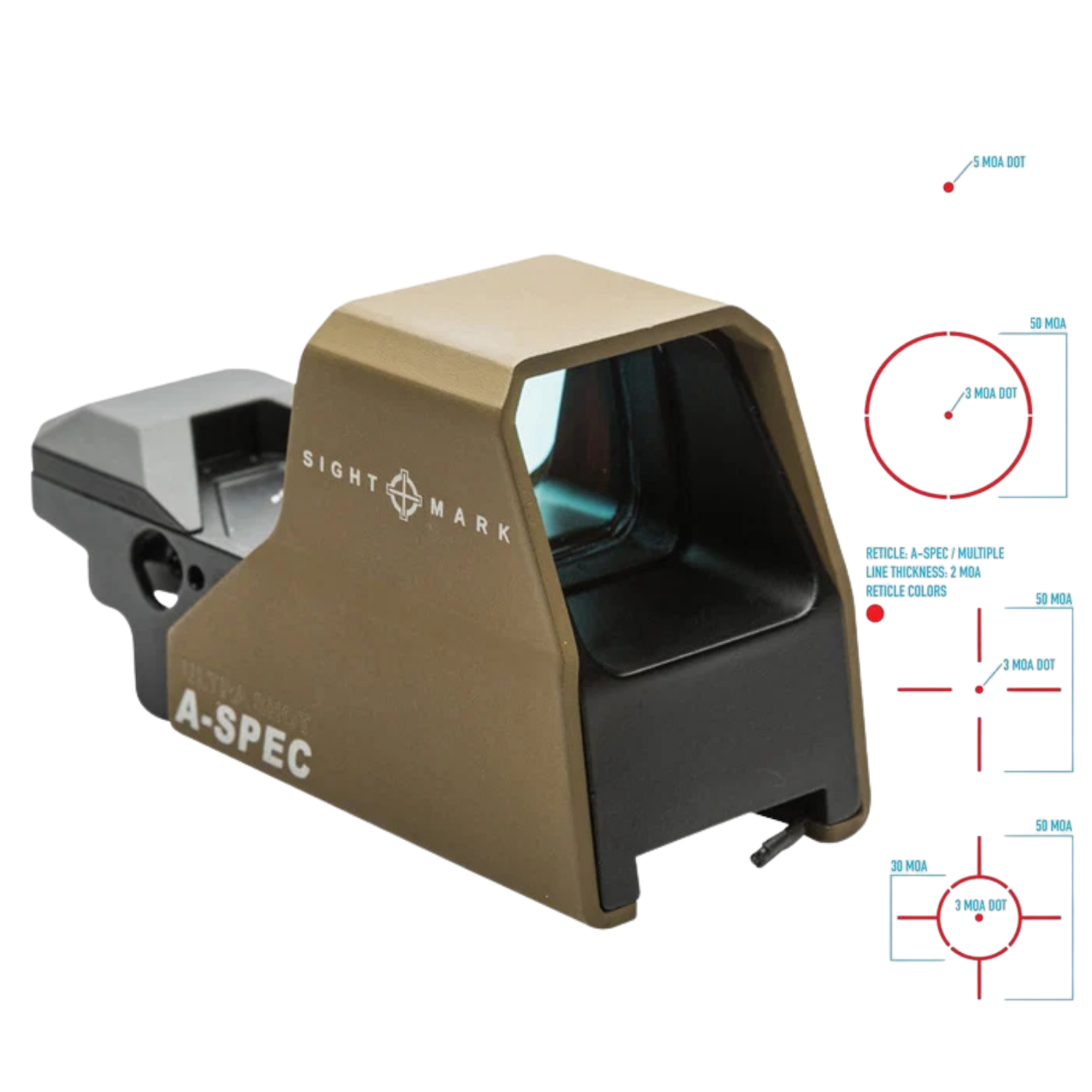 SIGHTMARK ULTRASHOT A-SPEC REFLEX SIGHT DE SM26032DE