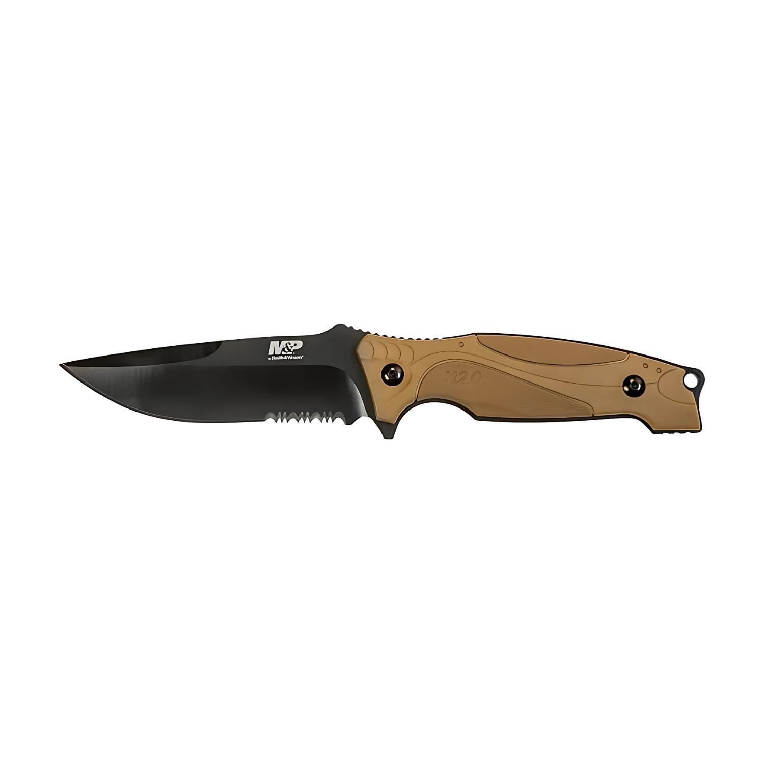 Smith Wesson® M&P M2.0 Shield Clip Point Black Oxide Fixed Blade Taktik Bıçak 1085882