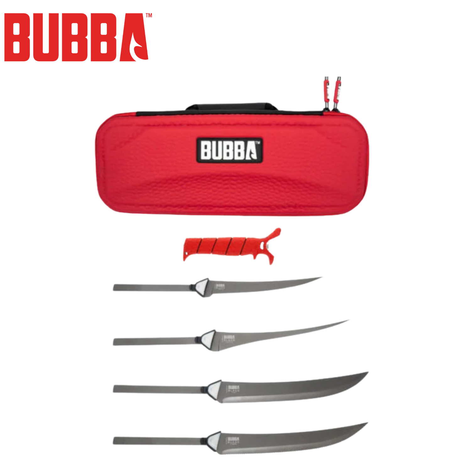 BUBBA USA Multi-Flex Interchangeable 4 Namlusu Değişebilen Balık Bıçağı Seti (1991724)