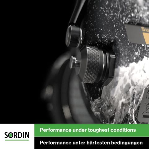 Sordin Supreme Pro-X LED CAMO JEL Bantlı Profesyonel Atış Kulaklığı