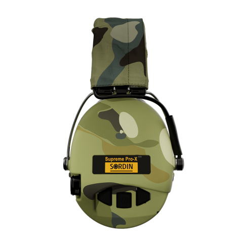 Sordin Supreme Pro-X LED CAMO JEL Bantlı Profesyonel Atış Kulaklığı