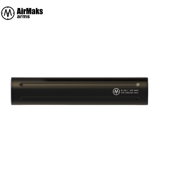 Airmaks Susturucu 1/2UNF - 40mm Çap - 196mm Uzunluk - Katran & Krait Uy. PCP Tüfek