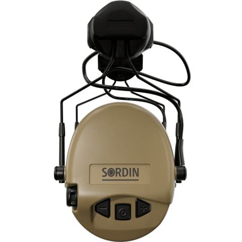 Sordin Supreme Mil ASKERI SINIF AUX ARC Rail Sand 72308-05-S Atış Kulaklığı