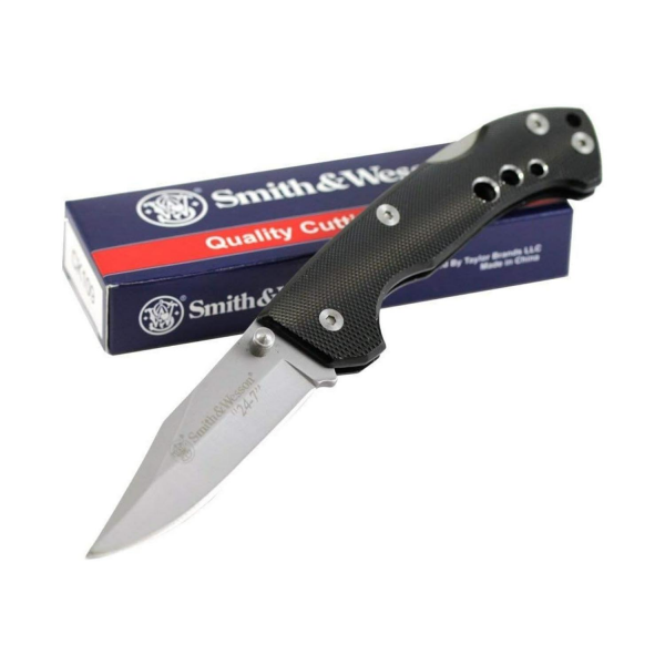 Smith Wesson® 24/7 Lockback Black Çakı CK109