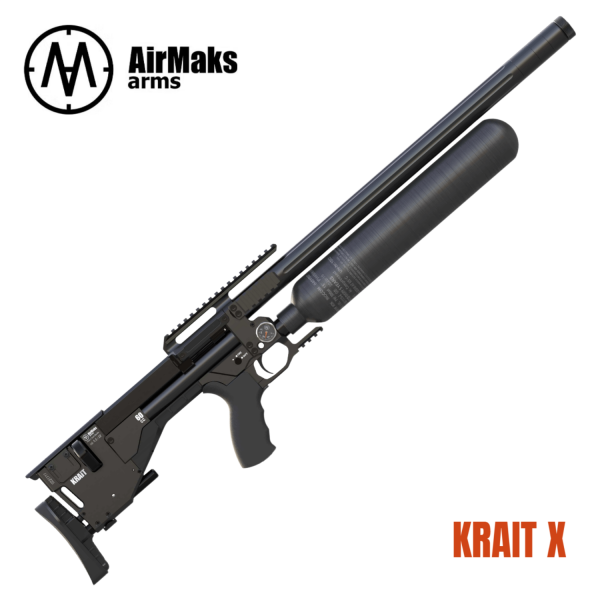 Airmaks KRAIT X 6.35mm/.25cal SİYAH PCP HAVALI TÜFEK