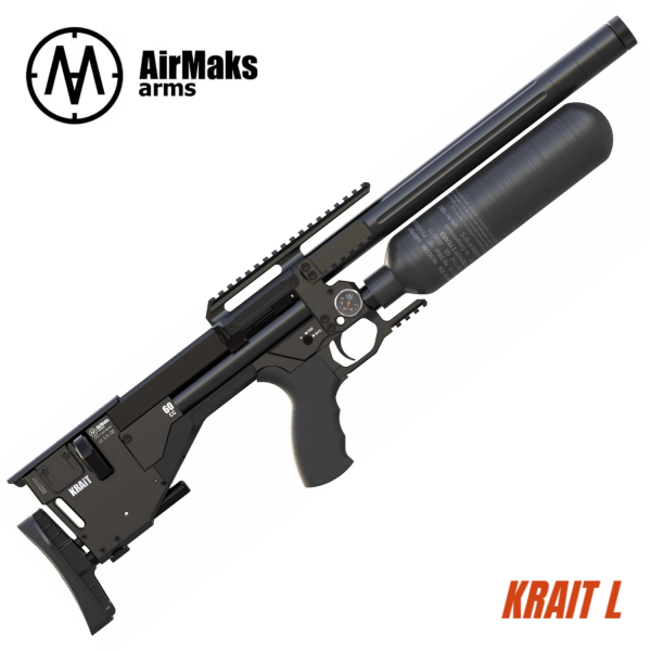Airmaks KRAIT L 5.5mm/.22cal SİYAH PCP HAVALI TÜFEK