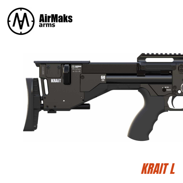Airmaks KRAIT L 5.5mm/.22cal SİYAH PCP HAVALI TÜFEK