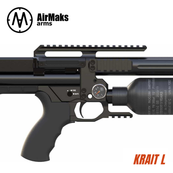 Airmaks KRAIT L 5.5mm/.22cal SİYAH PCP HAVALI TÜFEK