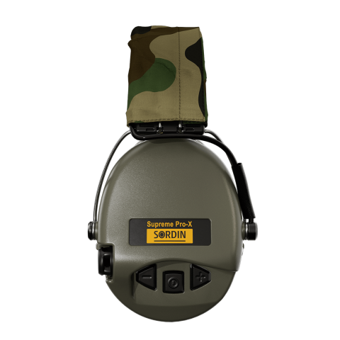Sordin Supreme Pro-X CAMO PVC Bantlı Profesyonel Atış Kulaklığı