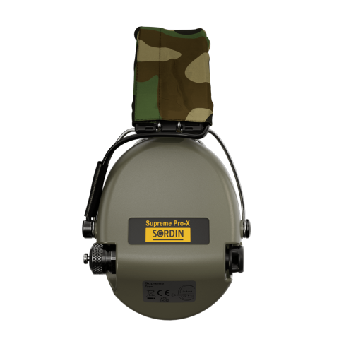 Sordin Supreme Pro-X CAMO PVC Bantlı Profesyonel Atış Kulaklığı