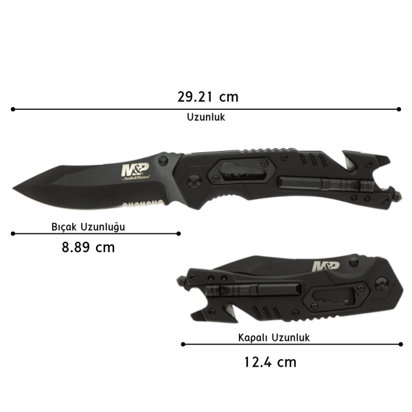 Smith Wesson® M&P MILITARY DUAL KNIFE & TOOL Asist Çakı Alet Seti 1100079
