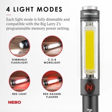 Nebo 6737 Big Larry 2 500 Lümen LED Fener
