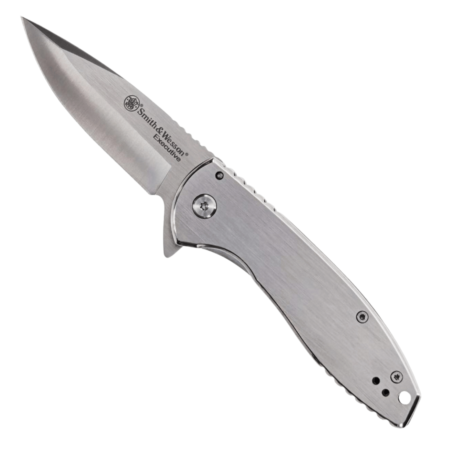 Smith Wesson® EXECUTIVE PLATINUM Satin Drop Point Çakı 1205009