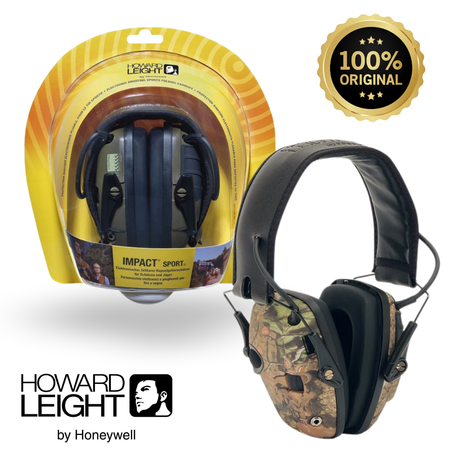 Howard Leight Impact Sport Sound CAMO (Elektronik Atış Kulaklığı)