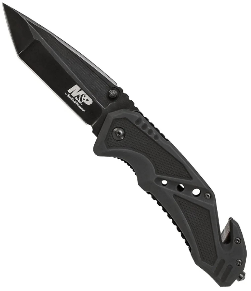 Smith Wesson® M&P® TANTO BLACK Survivor Rescue Knife Carbon Taktik Çakı SWMP11BCP
