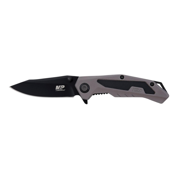 Smith Wesson® M&P M2.0 ULTRAGLIDE TI Aluminum Rubberized Drop Point Çakı 1100041