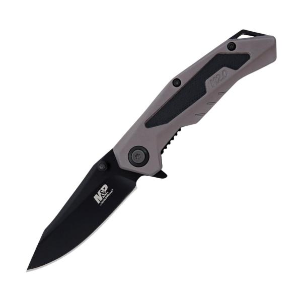 Smith Wesson® M&P M2.0 ULTRAGLIDE TI Aluminum Rubberized Drop Point Çakı 1100041