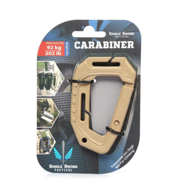 SS KARABİNA KANCA 92kg taşıma kapasitesi - 153.20.0062