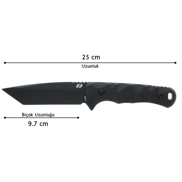 Schrade USA REGIME TANTO Fixed Blade AUS-8 Çelik Bıçak 1182619