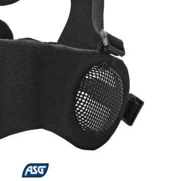 ASG Kulak ve Ağız Korumalı Airsoft Maske Siyah - 19216