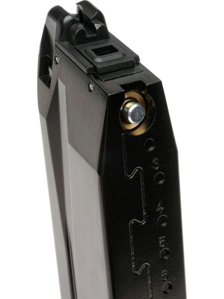 UMAREX 28rd Metal Magazine for H&K HK45 GBB Pistol Şarjör  -Siyah UMAREX-1-MAG-HK45-28