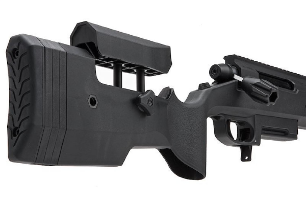 Silverback TAC-41P Classic Polimer Dipçik Sniper Bolt Action Airsoft Tüfek, Siyah SBA-T41P-BK