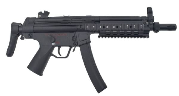 Golden Eagle SWAT MP5 RAS A3 SMG Siyah AEG Airsoft Tüfek