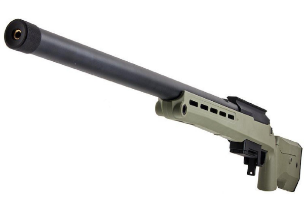 Silverback TAC-41P Classic Polimer Dipçik Sniper Bolt Action Airsoft Tüfek – Yeşil (SBA-T41P-OD)