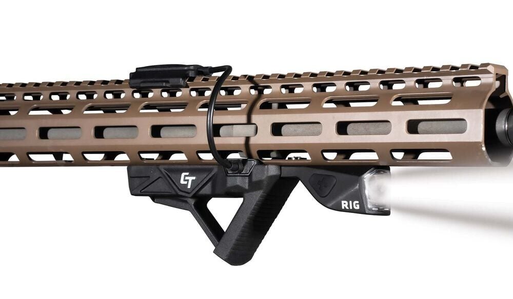 CRIMSON TRACE RIG - Rapid Illumination Grip 500 Lümen M-LOK veya Picatinny Rayı İçin Tüfek Feneri