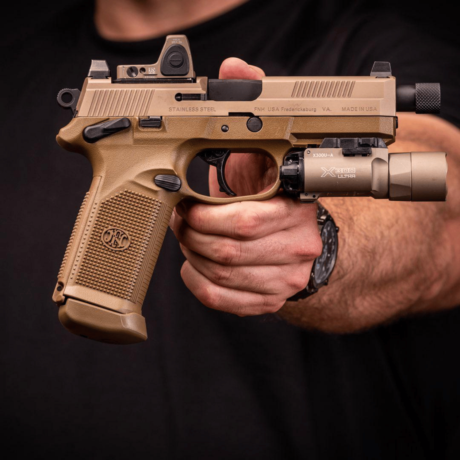 Cybergun VFC FNX-45 Tactical GBB Airsoft Tabanca Tan – CB3-FNX-TN01