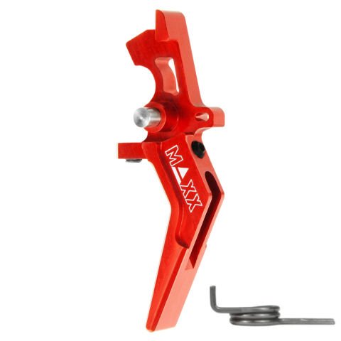 MAXX CNC Aluminum Advanced Speed Trigger (Style A) (Red) KIRMIZI TETIK MX-TRG002SAR